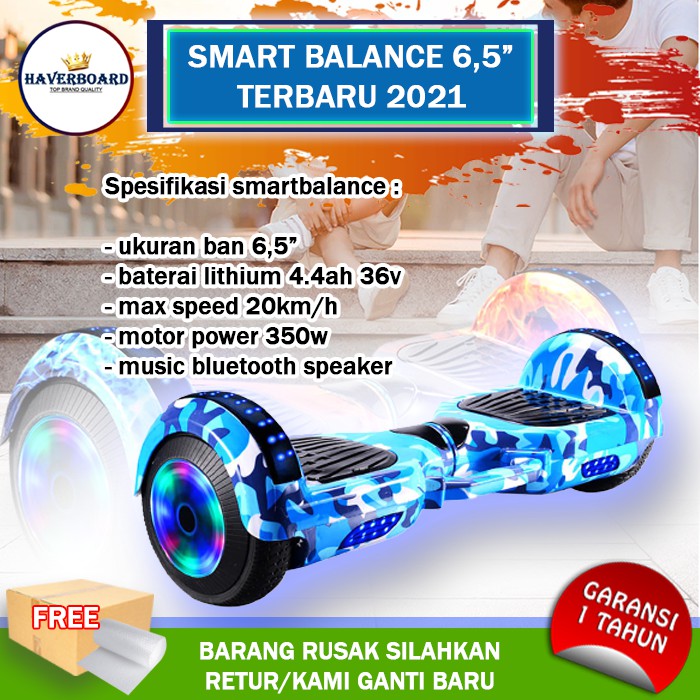 HAVERBOARD hoperbot haper bot TOP QUALITY 6,5 inch speaker hoverbot hoverboard anak smart balance wh