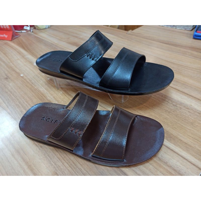 Sandal Sopan Pria Sandal Pria Kulit asli Size Besar sampai size 47