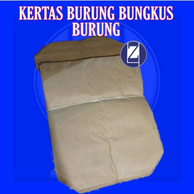 Kertas Bungkus Burung Kertas Packing Paket Bahan Kertas Semen || Isi 100 Lembar