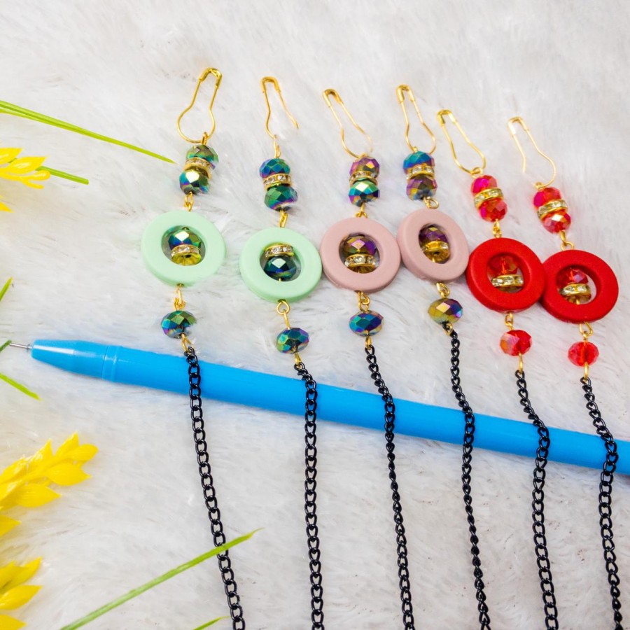 Kalung Gantungan Masker Rantai - Masker Strap Korea Style