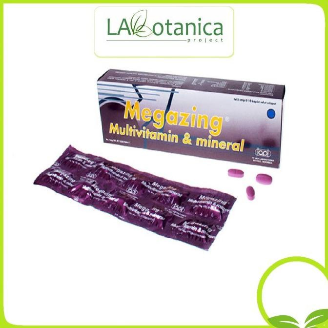 Megazing Vitamin C, E, Zinc Box (5 Strip @10 Kaplet) 28Eh1N6Na7