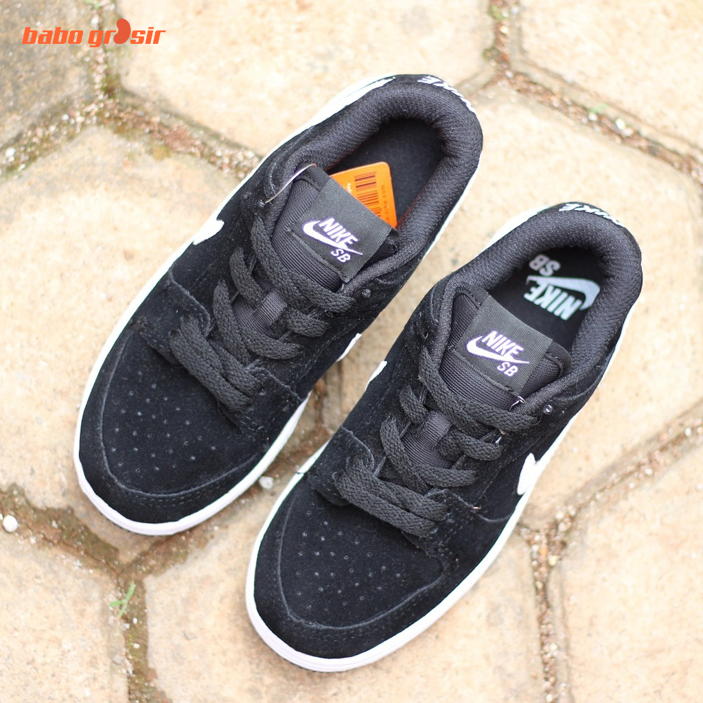 PROMO Sepatu Anak Nike SB KIDS Black White Suede Premium Quality, Harga Murah, Kualitas Mewah