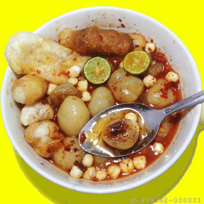 

BASO ACI ISI AYAM SUWIR VNCH-016Variasi： SABLENG ISI ABON, SABLENG ISI AYAM
