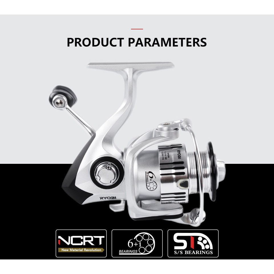Ryobi Zeus HP 2000/3000 Power Handle Max Drag 2.5/5kg 7BB Spinning Reel Original Best Seller