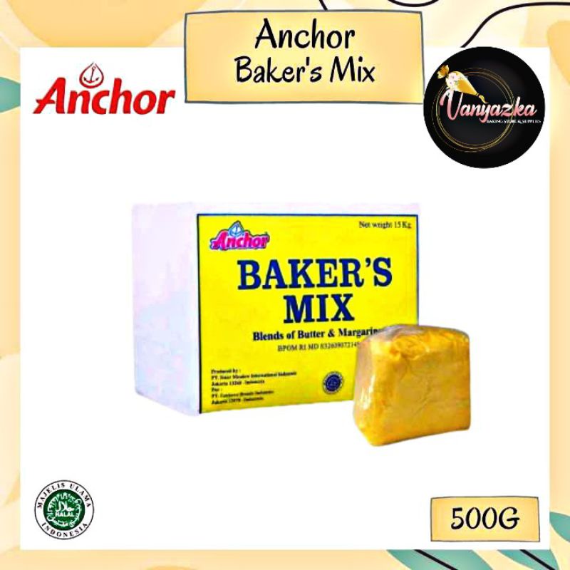 

Anchor Baker's Mix/Mentega/Butter Anchor Bakermix 500gr