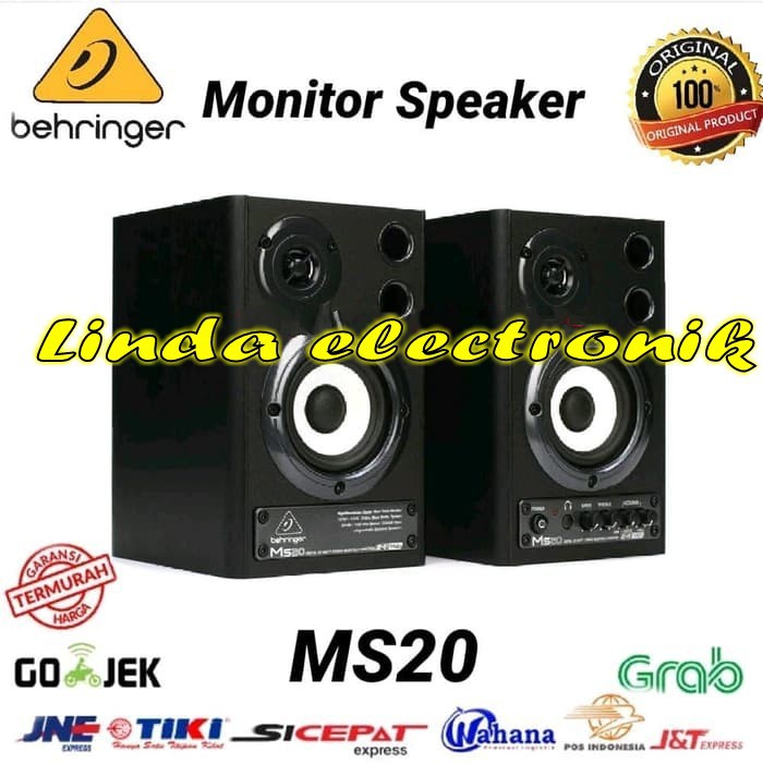 Speaker Behringer MS20 Monitor Studio Recording Original ms 20