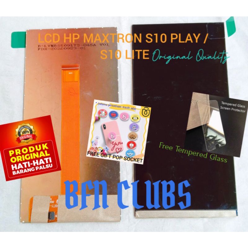 LCD/Touchscreen Hp Maxtron S10 Lite/ S10 Play Original Quality