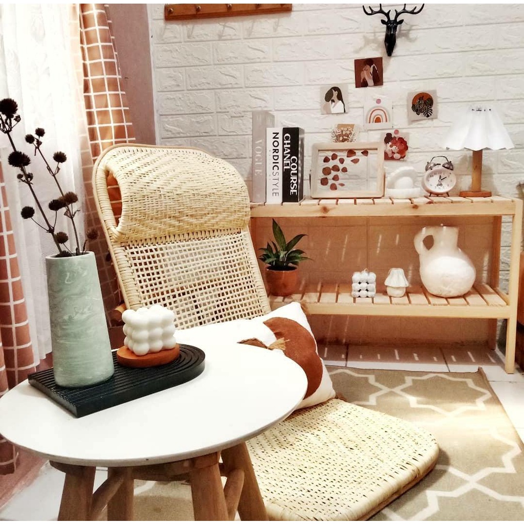 KURSI ROTAN LESEHAN TATAMI/KURSI SANTAI AESTETIK