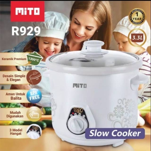 Mito Slow Cooker R929 3.3 Liter