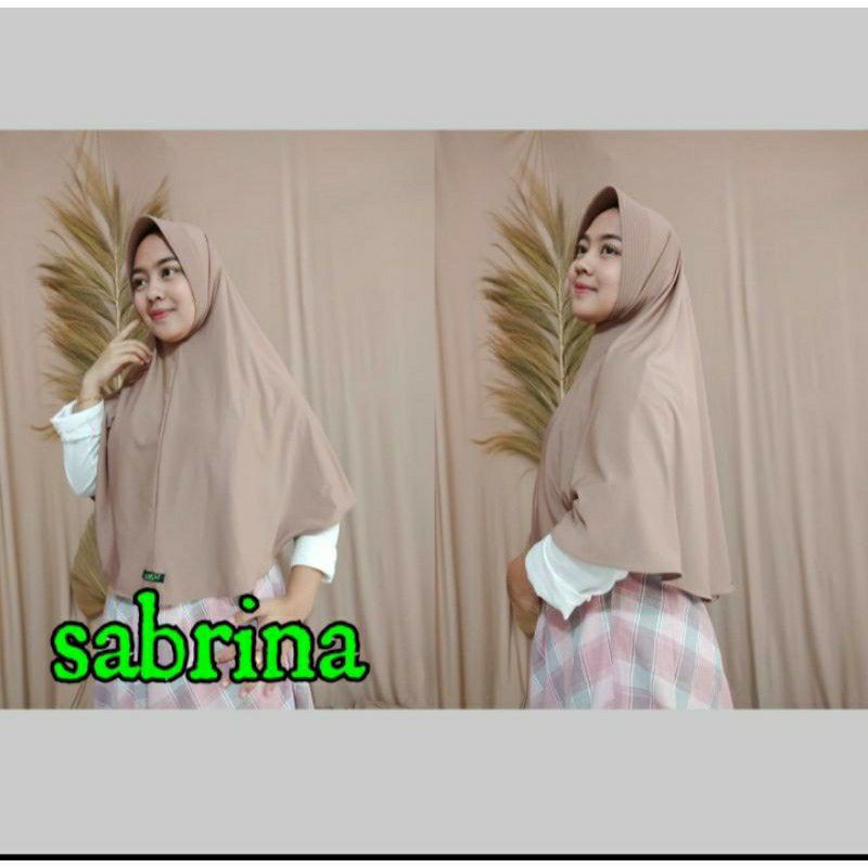 Hijab Semi Jumbo Polos/Sabrina Polos Jersey Zoya