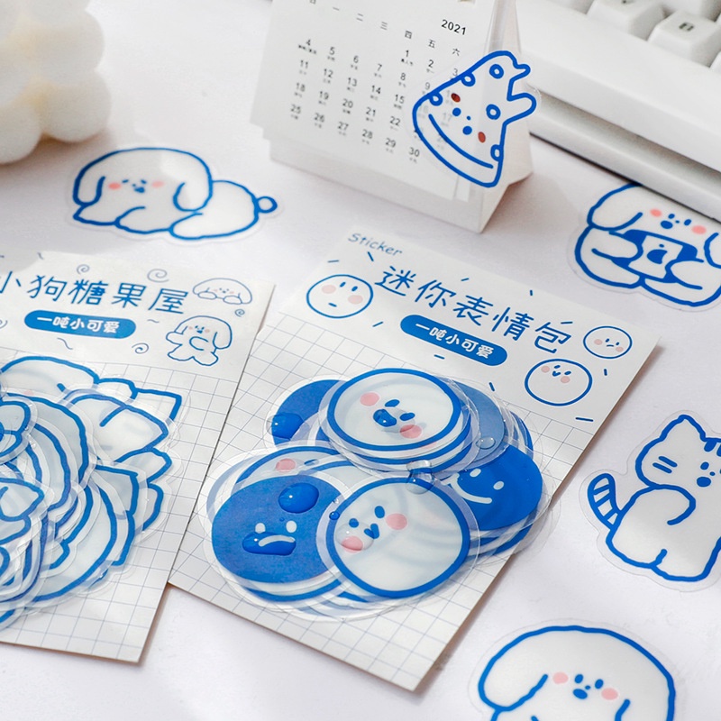 Stickers Deco Character Cute / Stiker Jurnal / Tempelan Lucu Unik Karakter