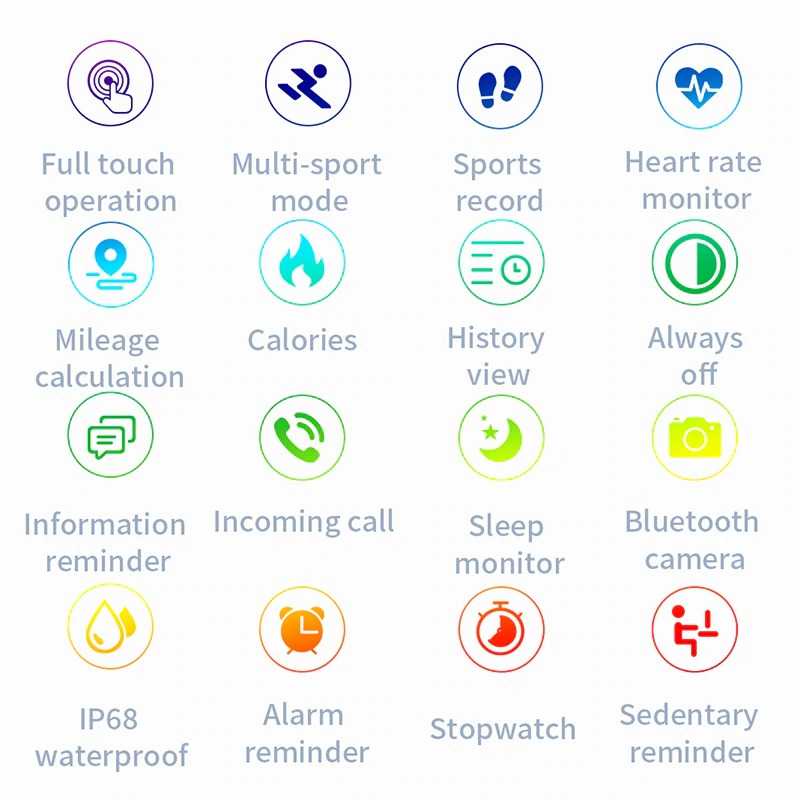 SKMEI Smartwatch Sport Tracker Blood Pressure Heart Rate - H30