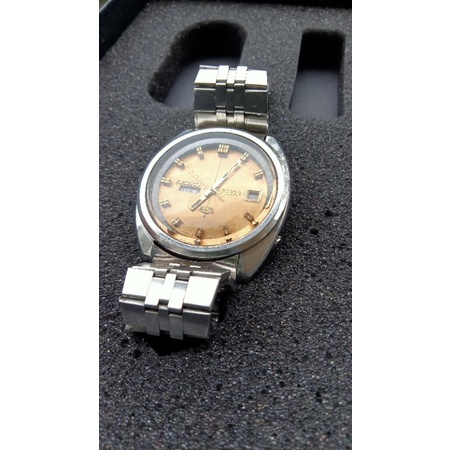 Vintage Rare Seiko5 Automatic cal 6119-7183 Gold Dial