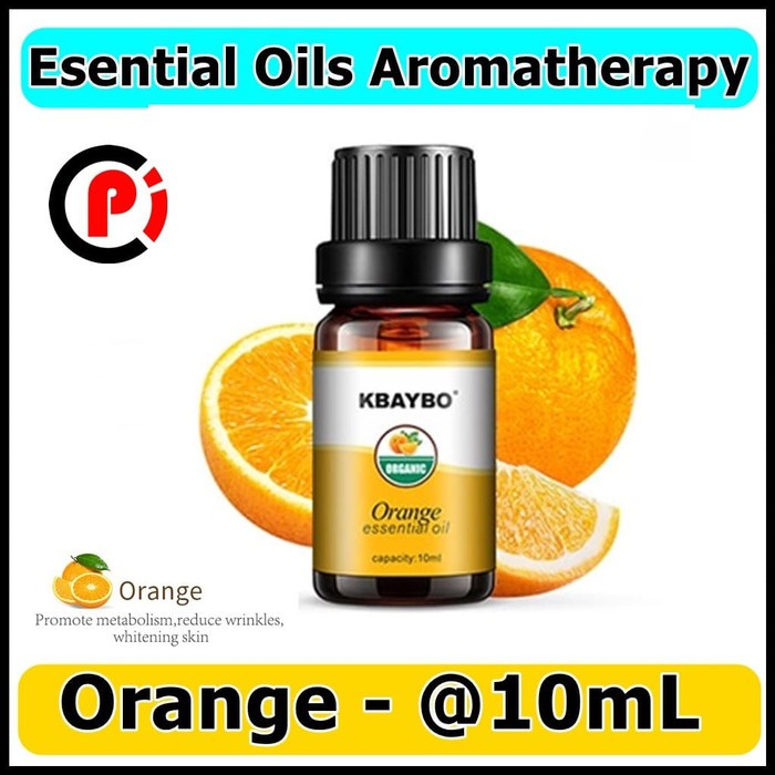 Kbaybo Pure Essential Oils Aromatherapy Diffusers 10ml Orange Jeruk