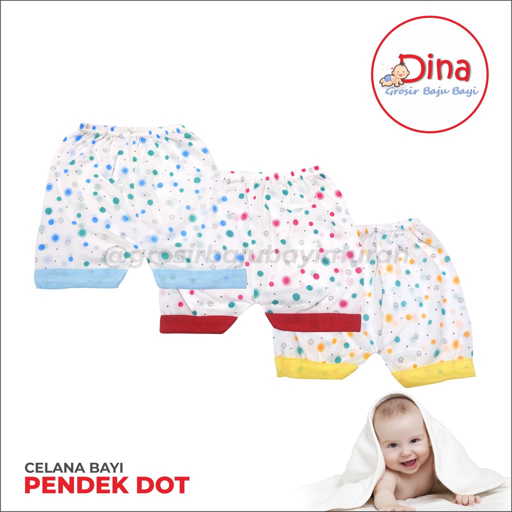 [GROSIR] celana pendek bayi DOTS