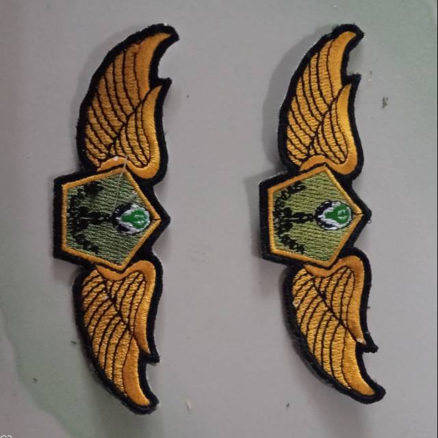 Badge Wings Saka Bakti Husada Wing Saka Bhakti Husada Bordir Emblem SBH