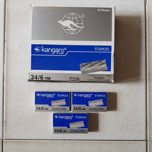 

Isi Necis/ Staples Kangaro No. 24/6 (No. 3) Besar