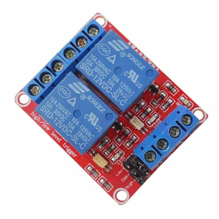 modul relay 12v dc 2ch 2 channel 2channel arduino kit