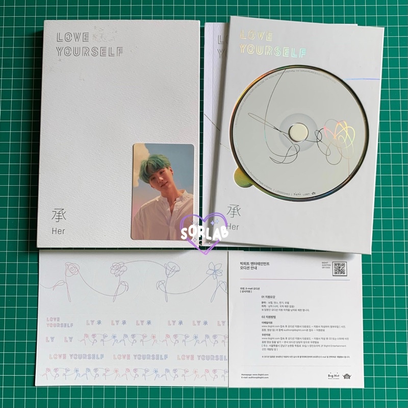 Jual [OFFICIAL] BTS ALBUM LY HER VER O FULLSET PC MIN YOONGI / SUGA ...