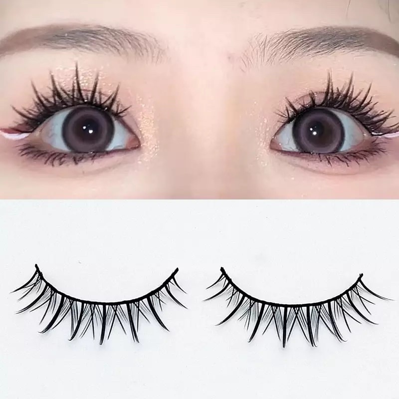 [F31] 4 Pairs Reusable False Eyelashes Korean 3D Natural Slender Eyelashes Beauty Extension Tools Masquerade Little Devil Eye Lashes