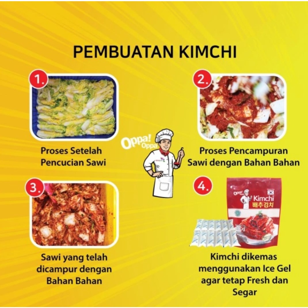 Kimchi Oppa! Oppa Makanan Tradisional Korea 200gr
