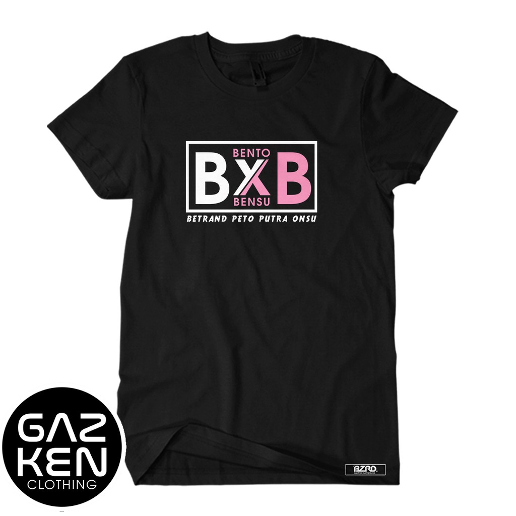 Kaos BXB Betrand Peto Ruben Onsu Bento X Bensu Baju Fans Penggemar Onyo Remaja dan Dewasa
