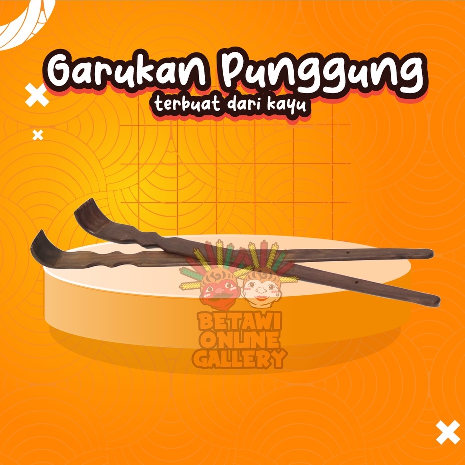 Alat Garuk / Garukan Punggung / Kayu Penggaruk Punggung Bahan Kayu Hitam