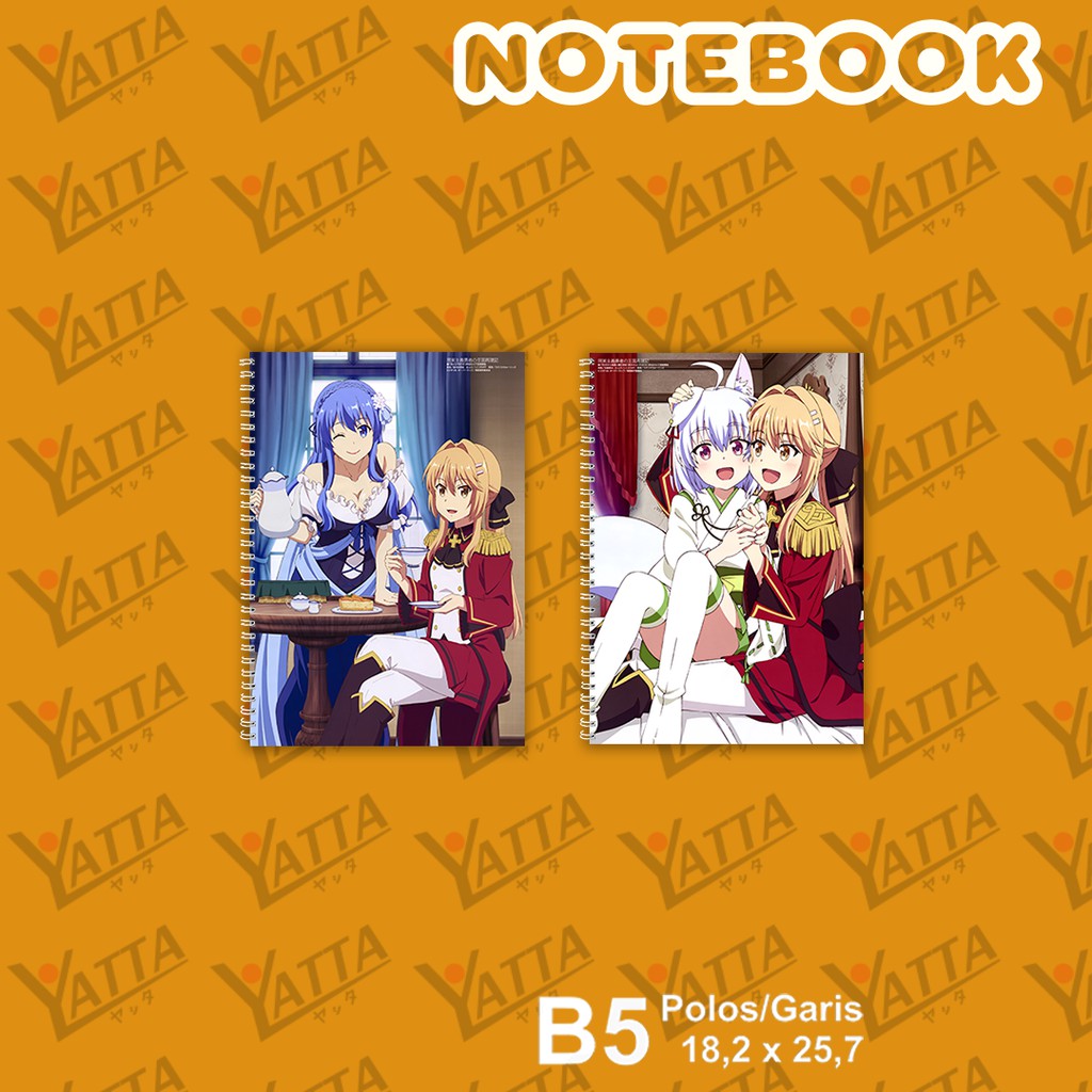 

Notebook Anime ukuran B5 18,2 x 25,7 cm Genjitsu Shugi Yuusha