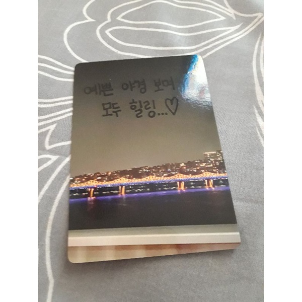 photocard wendy red velvet dear u letter last month pemandangan pc wendy letter