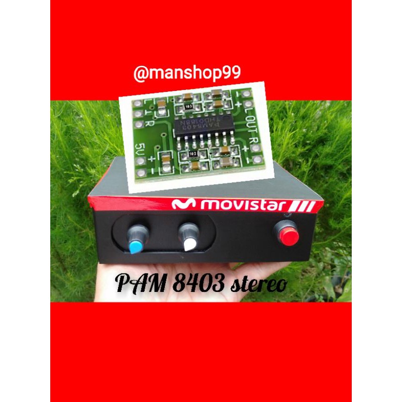Modif Power Amplifier Mini PAM 8403 Stereo