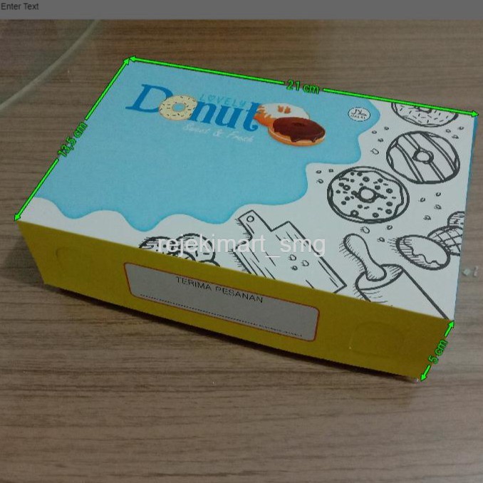 

Dus Donat Sedang Uk. 21x13.5x5. Kardus Donat isi 50 pcs