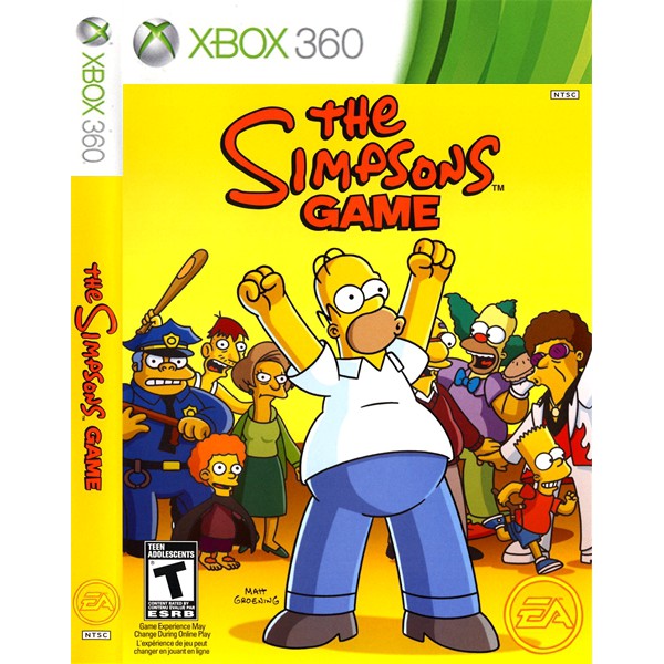 Game The Simpsons Game XBOX 360 for Jtag/RGH (Game Data DVD Kaset)