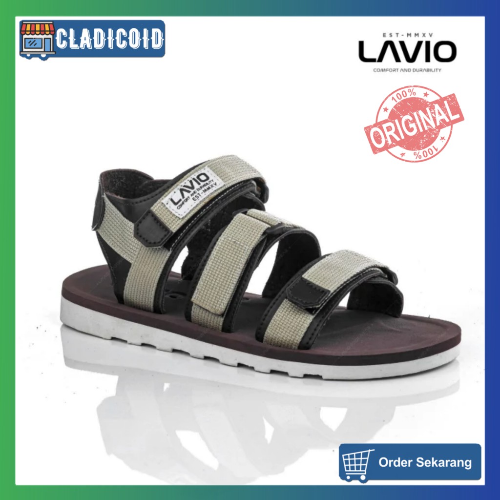 SANDAL DISTRO PRIA ORIGINAL SLIDE KUALITAS PREMIUM, KEREN TERBAIK COCOK UNTUK FORMAL LAVIO MAGNA