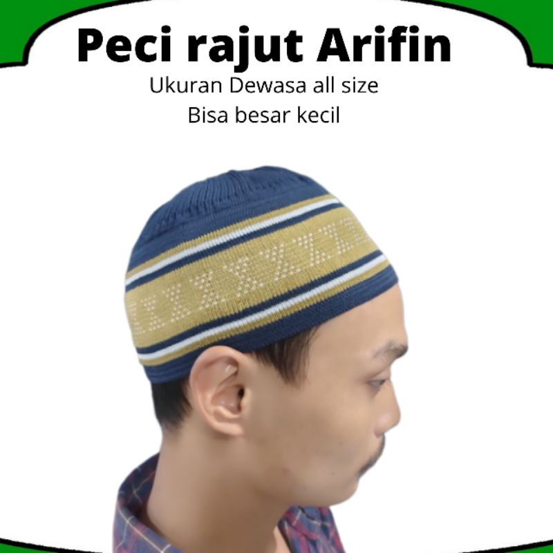 Peci Rajut Yaman Tebal San Ah I Peci Rajut San'ah