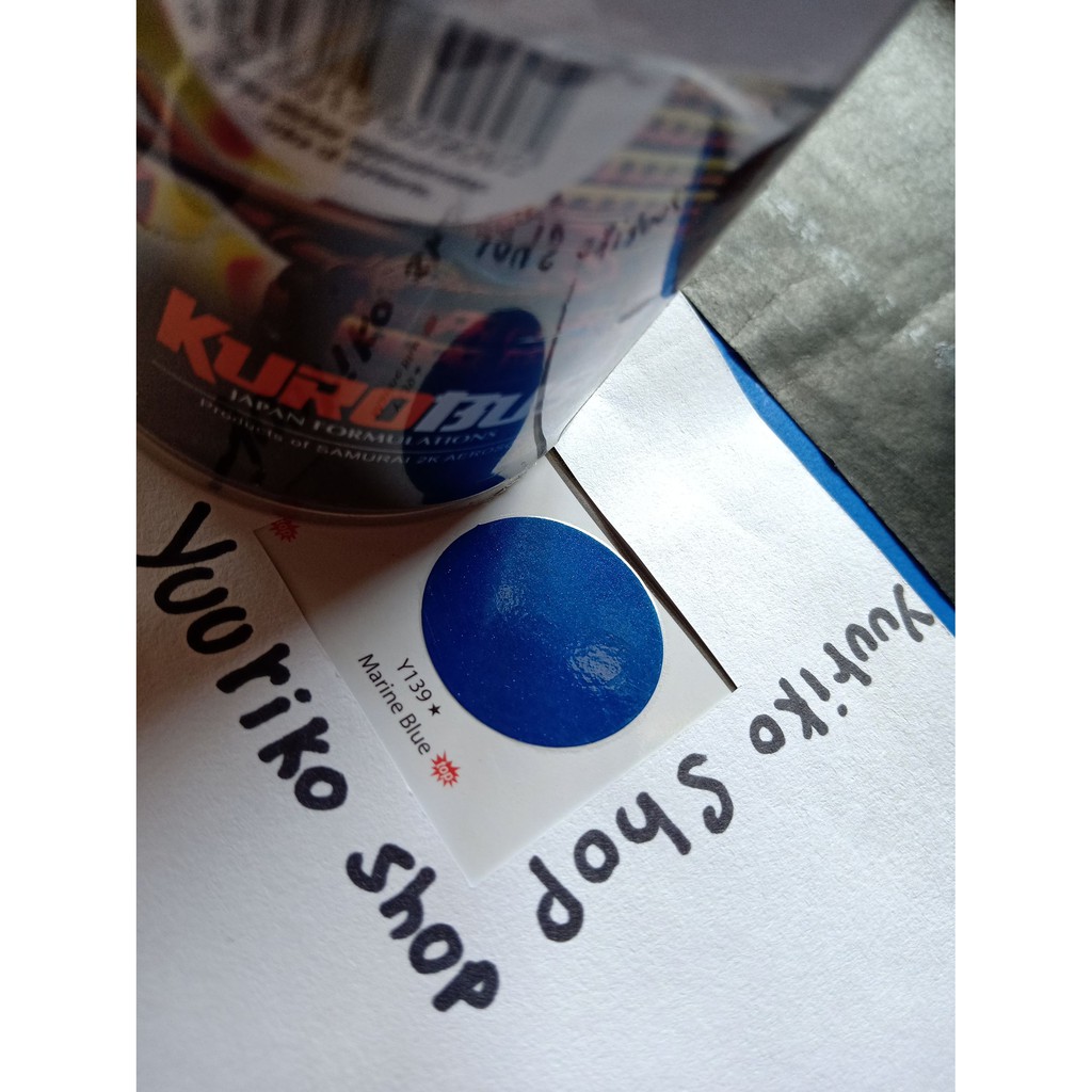 Pilok Samurai Cat Samurai Paint y139 marine blue Cat Semprot biru candy