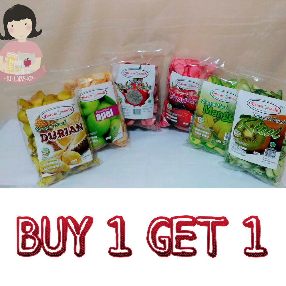 

Khasanah - Aneka Kerupuk Buah Buy 1 Get 1 Free