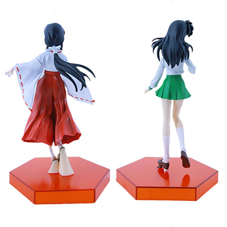 Action Figure Karakter Anime Kagome Higurashi Kikyo Inuyasha Sesshoumaru Ukuran 18CM