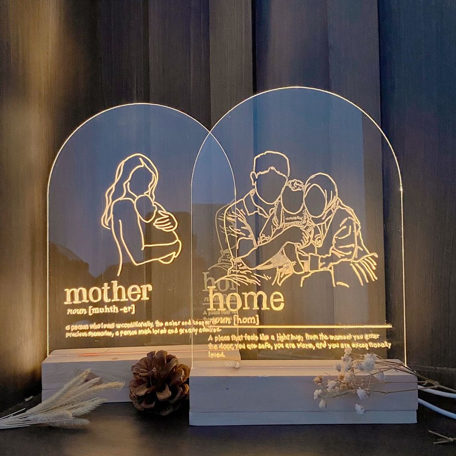 Acrylic Lettering/Dried Flower Bouquet/Custom/Wisuda/Birthday/Anniversary/Plakat/Akrilik/Bunga Kerin