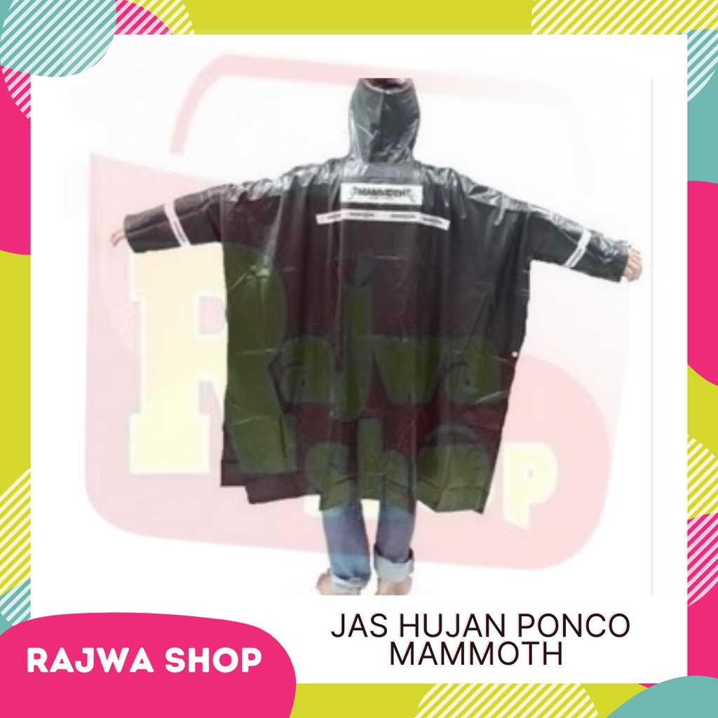 Jas Hujan Ponco Kelelawar MAMMOTH