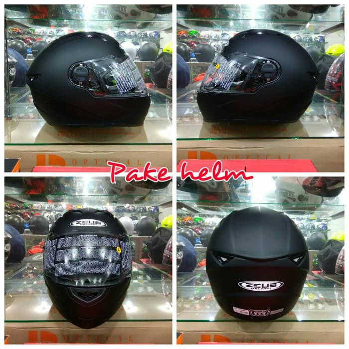 HELM ZEUS FULL FACE HELM ZEUS 811 BLACK DOFF SOLID