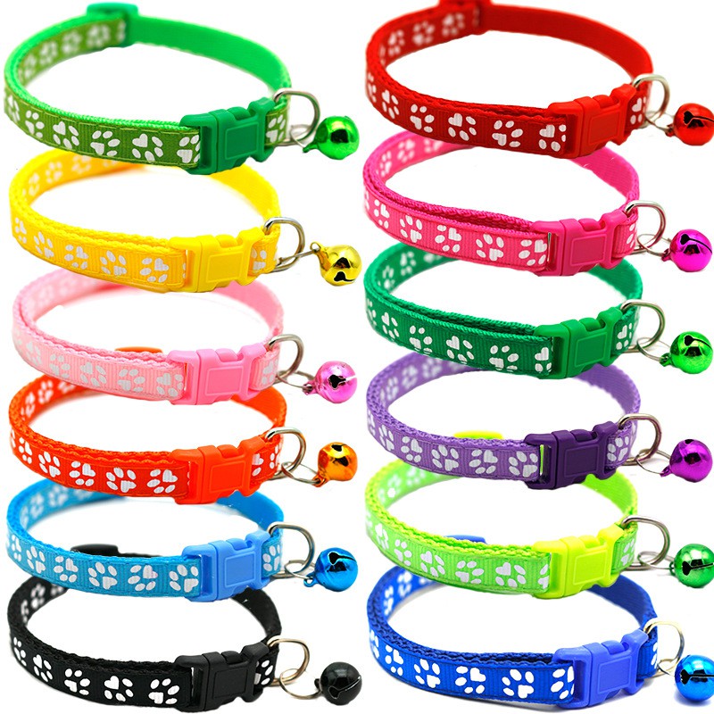 Kalung Kucing Motif Tapak kaki