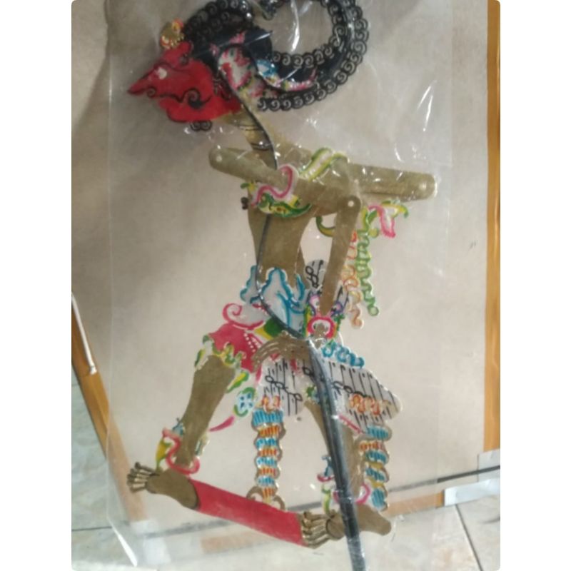 Kerajinan Wayang Kulit Guru Seto atau Resi Seta Ukuran Pedalangan Dalang