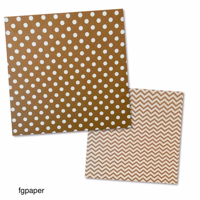

Kertas Scrapbook 4pcs Gold Series by fgpaper