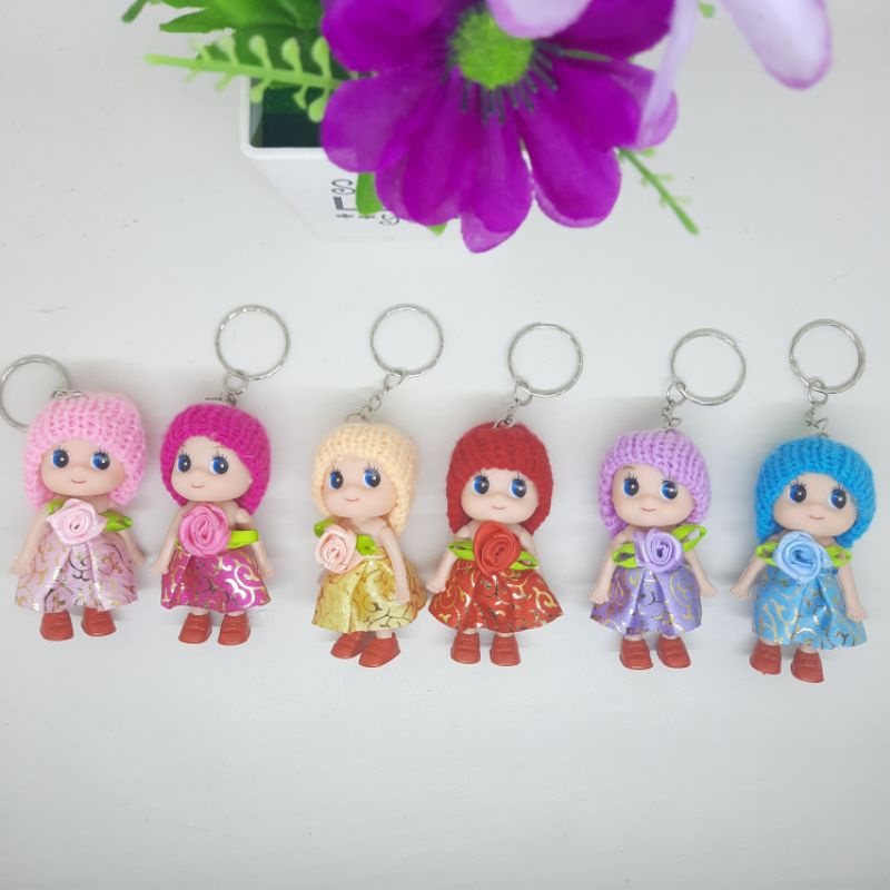 GANTUNGAN KUNCI TAS KARAKTER BONEKA LUCU