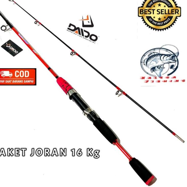Hot Sell.. JORAN Pancing DAIDO MANTA JAPAN STYLE 16 kg Joran Sambung