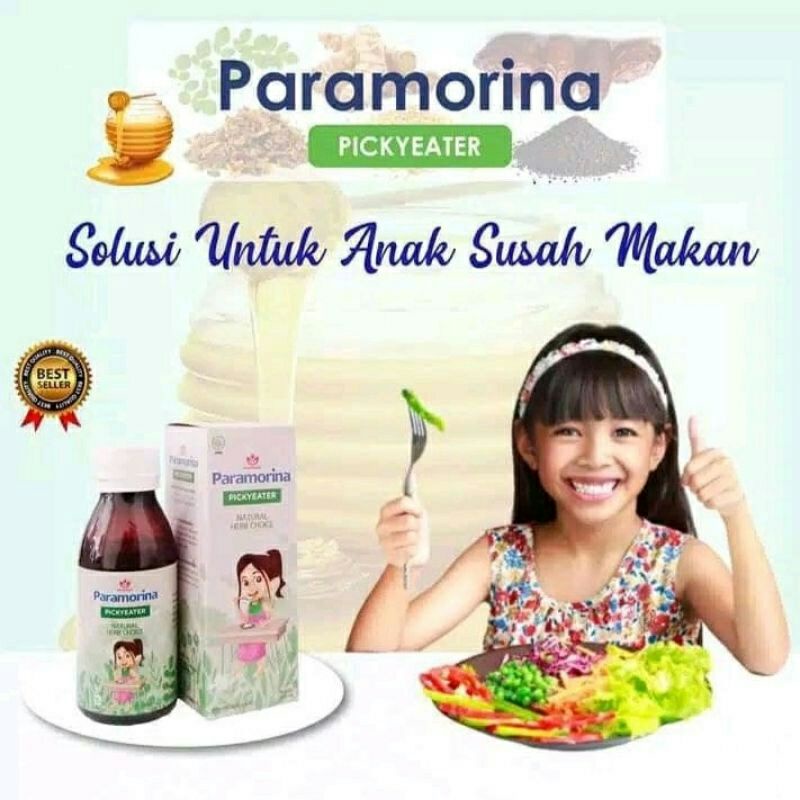 PARAMORINA | Paramorina Penambah nafsu Makan | Paramorina Picky Eater | Madu Nafsu Makan | Madu Anak