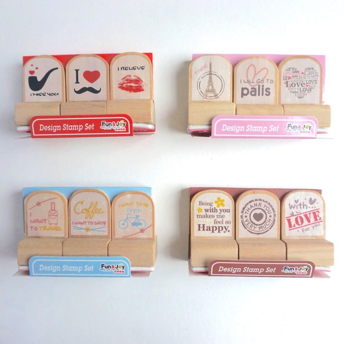 

Sale!!! [Ready] Stamp Stempel Travel Scrapbook Journal Eiffel Paris Thank You Murah