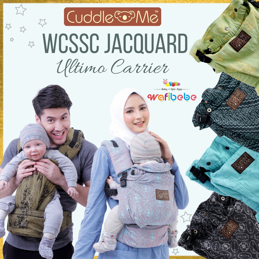 Cuddle Me WCSSC Jacquard Ultimo Gendongan Tenun Bayi Hipseat M Shape Carrier Original Cuddleme