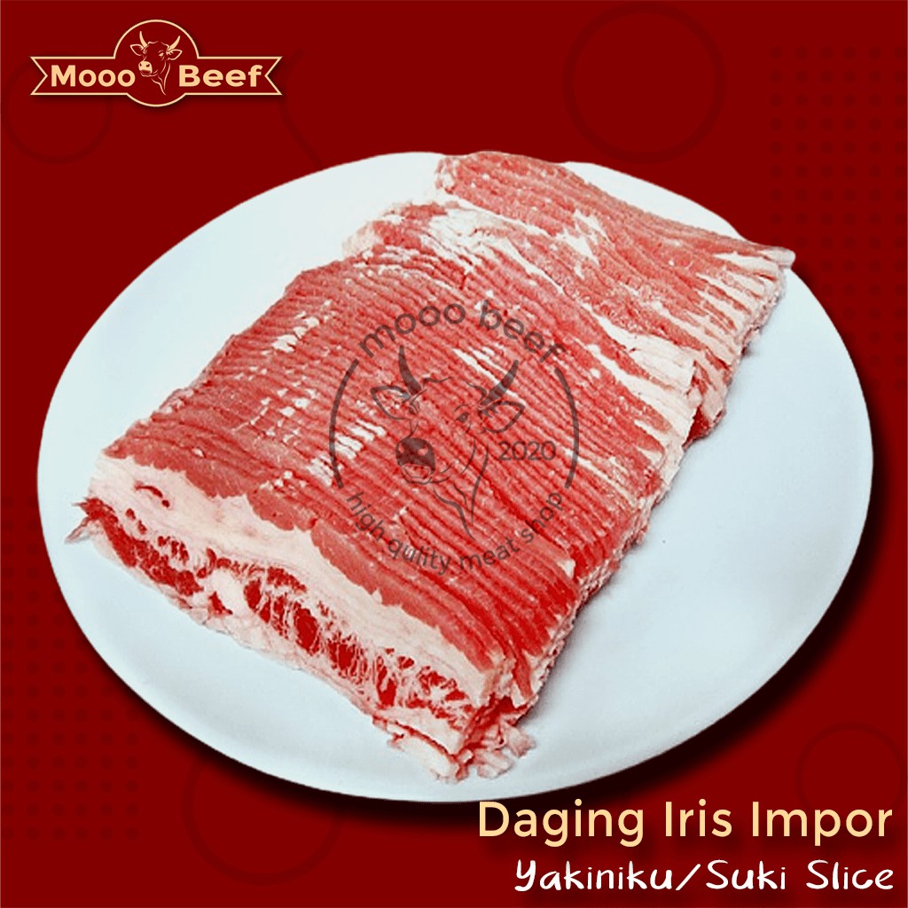 

Daging Sliced Import - Yakiniku Sukiyaki Sliced 500 gr