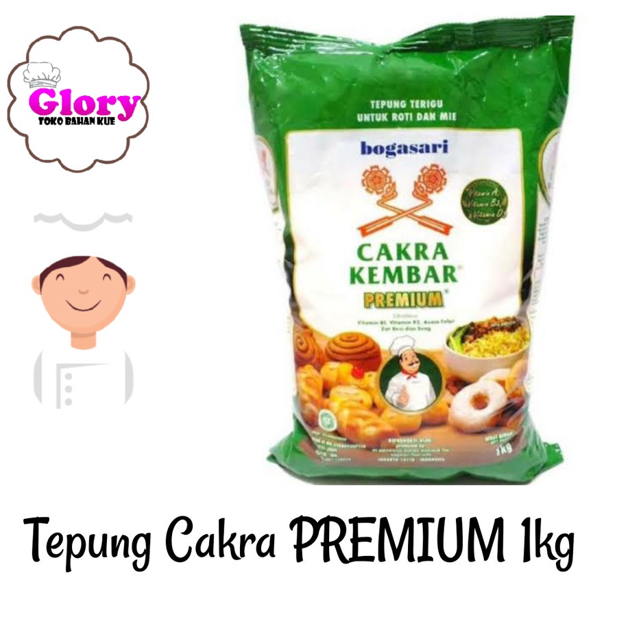 

tepung terigu cakra premium 1kg